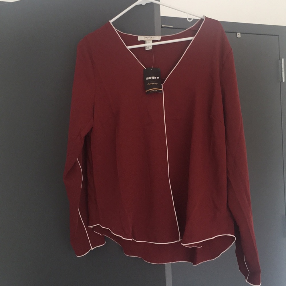 Classy burgundy top